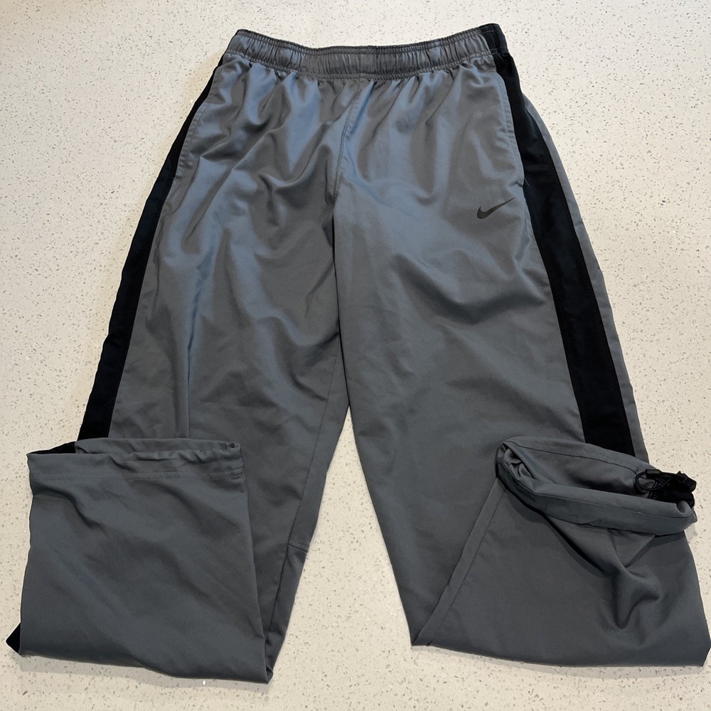 Nike Men's  Training Pants Cool Gray and Black 377786-065 Large
